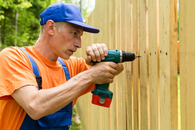 Redwood Fence Repair detail